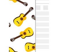 Guitar Tab Notebook: 6 String Chord And Tablature Staff Music Paper, Flamenco Guitar Cover