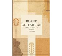 Guitar Tab Notebook Classic Guitar Tablature Manuscript Paper 6x9 | Retro Songwriting & Practice Journal with Vintage themed cover| 120 Pages