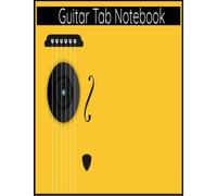 Guitar Tab Notebook: Music Manuscript Paper / White Marble Blank Sheet Music / Notebook For Musicians / Staff Paper / Composition
