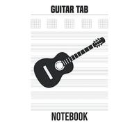 Guitar Tab Notebook: This Guitar Tab Notebook 5 Empty Chord Diagrams At The Top Of Each Page Followed By 7x Six-Line Tablature Staves. (8.5 X 11 Inches And 120 Pages)