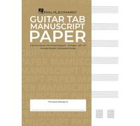 Guitar Tablature Manuscript Paper - Standard