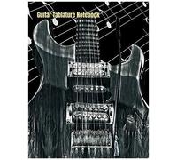 Guitar Tablature Notebook: 120 Pages Guitarist Notebook, Vibrant Electric Guitar Cover, 8.5 X 11 Inches (21.59 X 27.94 Cm)
