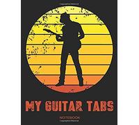 Guitar Tabs Notebook: Guitar Blank Tablature Book Tab For Six-String Guitar With Chord Diagram For Noting Down Songs And Own Ideas