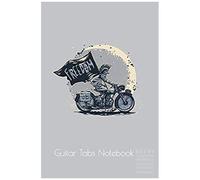 Guitar Tabs Notebook: Punk Motorcycle Blank Guitar Tab Journal Notebook 120 Page 6 X 9
