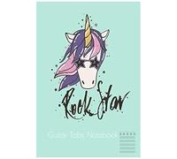 Guitar Tabs Notebook: Unicorn Rock Blank Guitar Tab Journal Notebook 120 Page 6 X 9