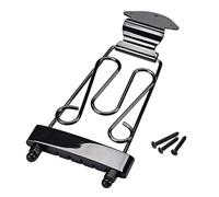 Guitar Tailpiece - 6-String Metal Replacement, Precision Trapeze Bridge Hardware, Smooth Vibration Transmission, Easy Installation Design, Musical Equipment for Stage, Studio, Practice