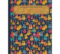 Guitar Theme Composition Notebook 120 Pages 7.5" x 9.25": Lined Pages for school, collage, office, home