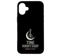 Guitar Time Lost Track of Time Guitarist Humour Flow Music Coque pour iPhone 16 Plus