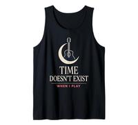 Guitar Time Lost Track of Time Guitarist Humour Flow Music Débardeur