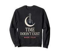 Guitar Time Lost Track of Time Guitarist Humour Flow Music Sweatshirt