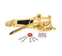 Guitar Tremolo Bridge - Système de revêtement jazz, attachement du bras Vibrato | Mécanisme de flexion de chaîne chromé