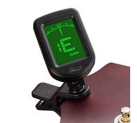 Guitar Tuner Clip - ABS, 1.77x1.18x1.77in Guitar Accessories Automatic Tuner | High Contrast Display Precise Tuning Tool, Instrument Tuners For Guitars, Bass, Violin, Ukulélé, Music Practice