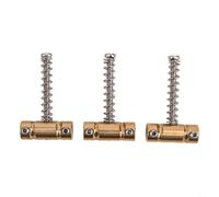 Guitar Upgrade Essentials Lot de 3 selles de chevalet compensées en laiton sur mesure pour une performance optimale sur les modèles TL