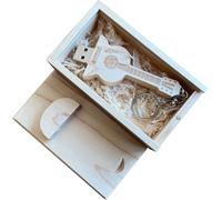 Guitar USB Flash Drive 2.0/3.0 Maple Wood in Wooden Box (2.0/32GB)