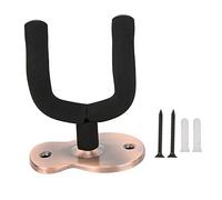 Guitar Wall Mount Holder | Sponge Protective Support Bracket for Guitar/Bass/Banjo | U - Shaped Design with Mounting Screws & Anchors (Bronze violet)