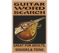 guitar word search puzzle book: WORD SEARCHES ABOUT GUITARS, BASSES, AND OTHER BAND EQUIPEMENT. EASY TO READ 6X9 INCHES WITH 50+ PUZZLES AND 9 PUZZLES PER PAGE.