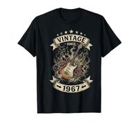 Guitare 59e Anniversaire Vintage Depuis 1967 59 Ans T-Shirt