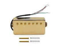 Guitare À 7 Cordes Avec Capuchon En Laiton Micro À Double Bobine Avec Vis Fendues N 8.5KB 14K Micro Électrique Simple Bobinage Alnico 5(Gold Bridge)