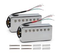 Guitare À 7 Cordes Avec Capuchon En Laiton Micro À Double Bobine Avec Vis Fendues N 8.5KB 14K Micro Électrique Simple Bobinage Alnico 5(Chrome 1set)