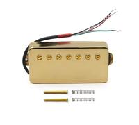 Guitare À 7 Cordes Avec Capuchon En Laiton Micro À Double Bobine Avec Vis Fendues N 8.5KB 14K Micros Électriques Professionnels Pour Guitare(Gold Neck)