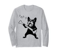 Guitare à Bascule avec Motif Bouledogue français Manche Longue