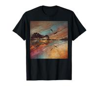 Guitare abstrait Sunset Nature T-Shirt