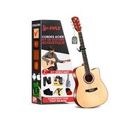 Guitare Acoustique - - 104 cm - parfait pour les débutants - Naturel