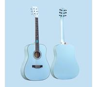 Guitare Acoustique 38 Pouces, Kit De Démarrage Pour Guitare À 6 Cordes Avec Housse Et Autres Accessoires Pour Étudiants Et Jeunes Musiciens Professionnels(Blue)