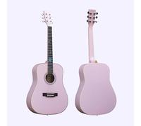 Guitare Acoustique 38 Pouces, Kit De Démarrage Pour Guitare À 6 Cordes Avec Housse Et Autres Accessoires Pour Étudiants Et Jeunes Musiciens Professionnels(Rose)
