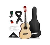 Pyle Guitare acoustique classique ¾ (36 pouces) nylon – pour enfants et débutants, accessoires