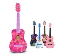 Guitare acoustique cordes m talliques CB SKY 30 Heart Design/Cadeau pour filles/Jouets musicaux pour enfants/Instrument de musique (Rose)