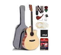Guitare acoustique électrique 104 cm - - cordes en acier avec housse de transport