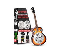 Guitare acoustique électrique - Pyle Orange