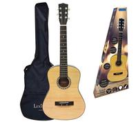 Lexibook Guitare acoustique en bois 91 cm – 6 cordes nylon, housse et guide inclus