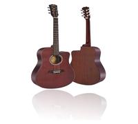 Guitare Acoustique Guitares Acoustiques Classiques 41 Pouces Pleine Taille Bois Entier 6 Cordes En Acier Dreadnought Cutaway Guitar Débutant Instruments À Cordes Kits Cadeau(B)