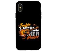 Guitare Acoustique Musicien Humour Treble Maker Coque pour iPhone X/XS