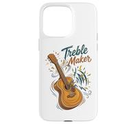 Guitare Acoustique Musicien Treble Maker Coque pour iPhone 15 Pro Max