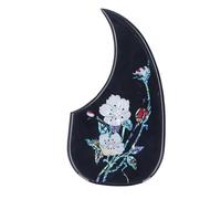 Guitare acoustique Pickguard PVC Anti Scratch Decorative Self Adhesive Guar Guard Plate Profession Profession Installation Facile Material Durable Matière Élégante Amélioration