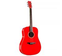 Guitare Acoustique Pour Adultes Débutants, Guitare Acoustique Classique De 104 Cm Avec Housse Pour Musiciens Et Passionnés(Rosso)