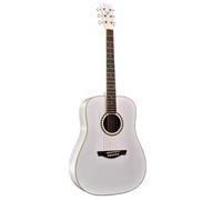 Guitare Acoustique Pour Adultes Débutants, Guitare Acoustique Classique De 104 Cm Avec Housse Pour Musiciens Et Passionnés(Blanc)