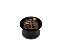 Guitare Acoustique rétro Raton Laveur PopSockets PopGrip Adhésif