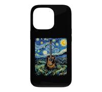 Guitare Acoustique Starry Night - Musicien Folk Music Guitarist Coque pour iPhone 13 Pro