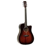 Tanglewood Winterleaf TW5 Antique Violin Burst Gloss guitare folk électro-acoustique marron;bois / naturel