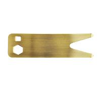 Guitare Bass Multi Tool Spanner Cénégez en bronze Multifonctionnel Réglage Bronze Tool pour la réparation de basse de guitare 10 cm