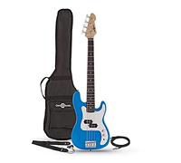 Guitare Basse 3/4 LA par Gear4music Bleu avec Accessoires