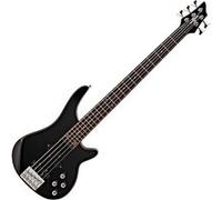 Guitare Basse Chicago 5 Cordes par Gear4music, Noir