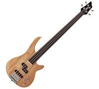Guitare Basse Chicago Fretless par Gear4music, Naturel