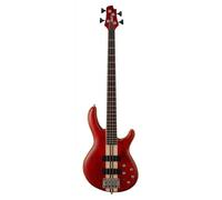 Guitare basse - CORT - Cort Artisan A4 plus FMMH - Lutherie moderne avec électronique Bartolini - Blanc
