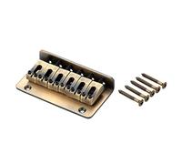 Guitare Basse Électrique À 6 Cordes Pont Fixe Tête Inclinée Texture Métallique Parfaite Pour Guitare Électrique