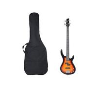 Guitare basse électrique de débutants sac brun et noir 4 4 46